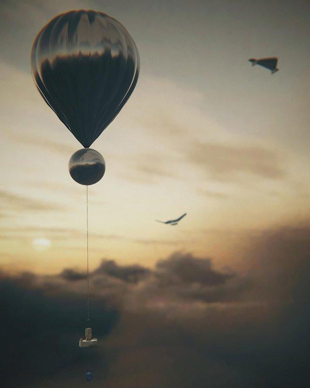 Artwork of Venus balloon