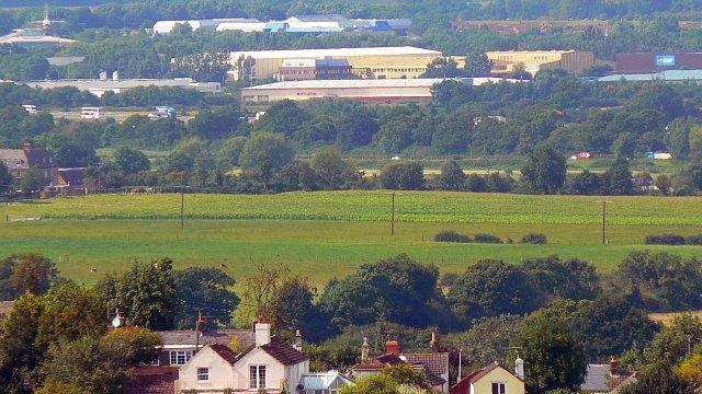 View towards west Swindon from Wroughton