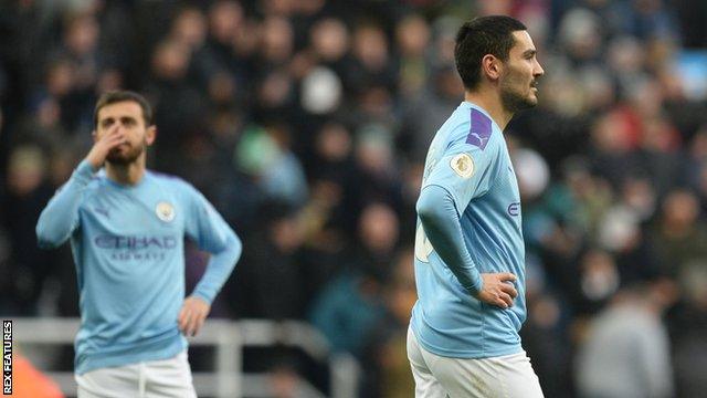 Manchester City have dropped 13 points in 14 Premier League games this season