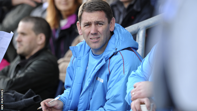 AFC Fylde manager Dave Challinor