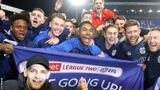 Bury celebrated promotion from League Two after a 1-1 draw with Tranmere in April 2019. Just four months later, the club would lose their place in the EFL