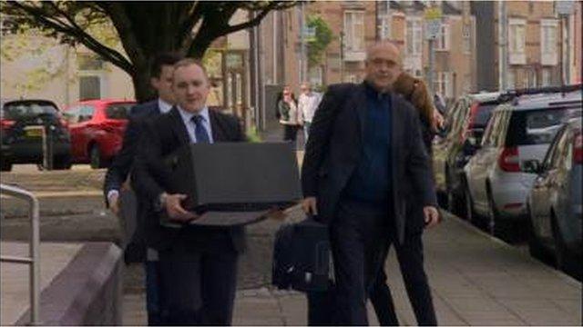 The HSE's prosecution team arrive at a hearing led by Andrew Langdon QC