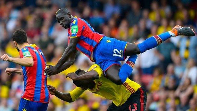 Mamadou Sakho in action against Watford