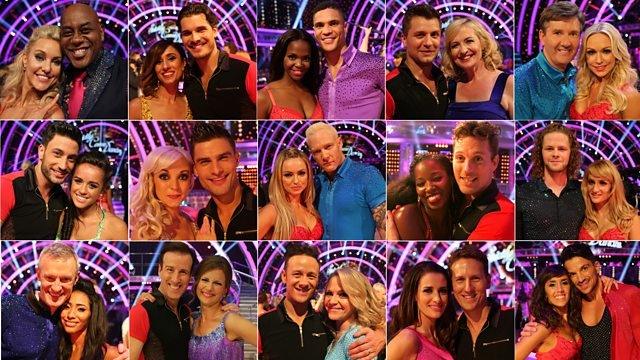 Composite of Strictly Come Dancing contestants - 2015