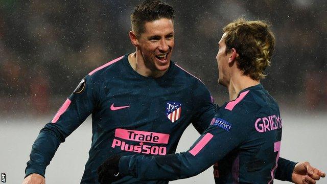 Fernando Torres and Antoine Griezmann