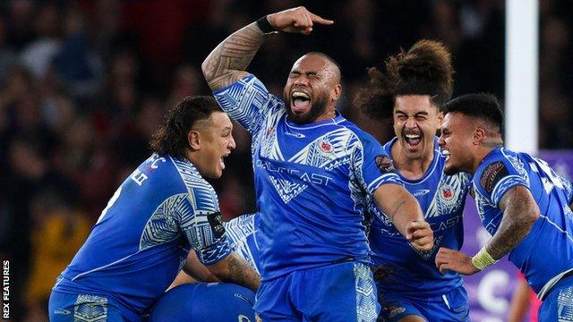 Samoa join France, Great Britain, England, Australia and New Zealand in having reached a Rugby League World Cup final