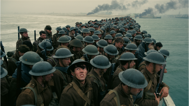 A scene from the new Dunkirk film