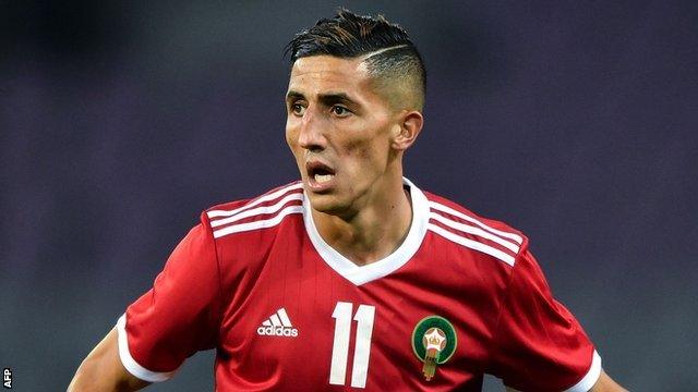 Morocco midfielder Faycal Fajr