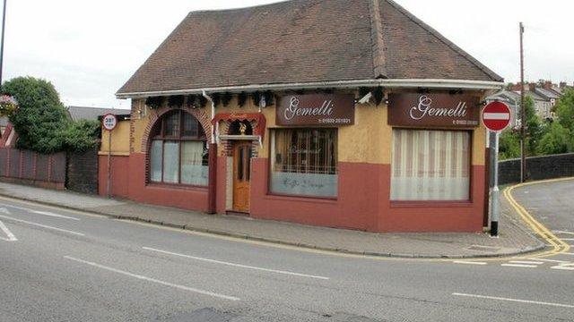 Gemelli's restaurant, Newport