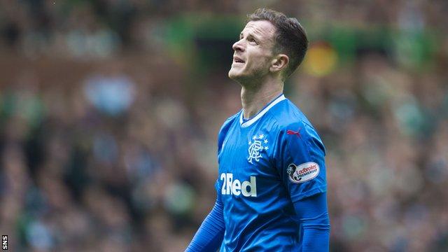 Rangers midfielder Andy Halliday