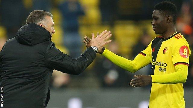 Senegal winger Ismaila Sarr epitomised Watford's spirit with a breathless performance which he capped with a third goal in seven Premier League appearances