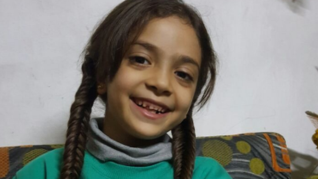 Bana Alabed, 7, in her home in East Aleppo