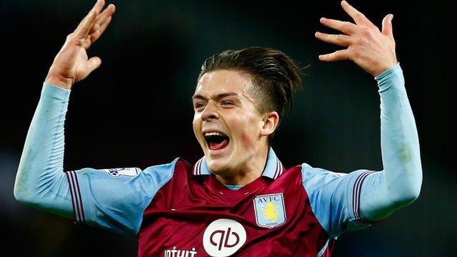 Aston Villa's Jack Grealish