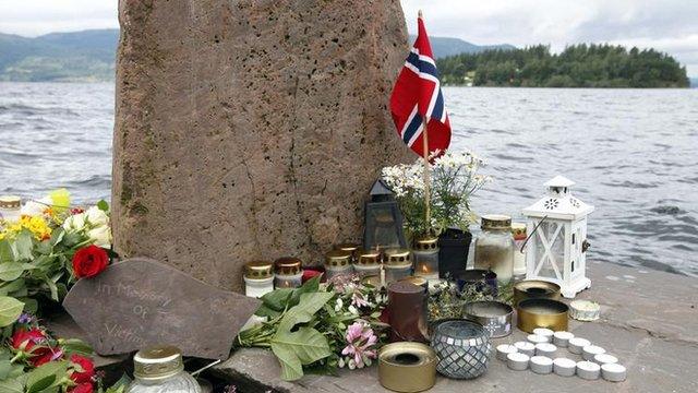 Memorial after Breivik attack