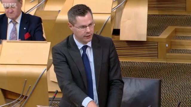 Transport and Island Minister Derek Mackay