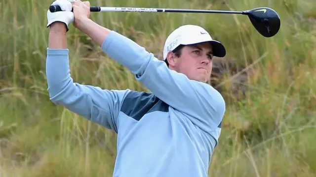 Cody Gribble tees off