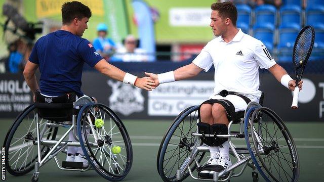 Alfie Hewett and Gordon Reid