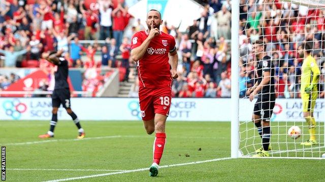 Aaron Wilbraham of Bristol City