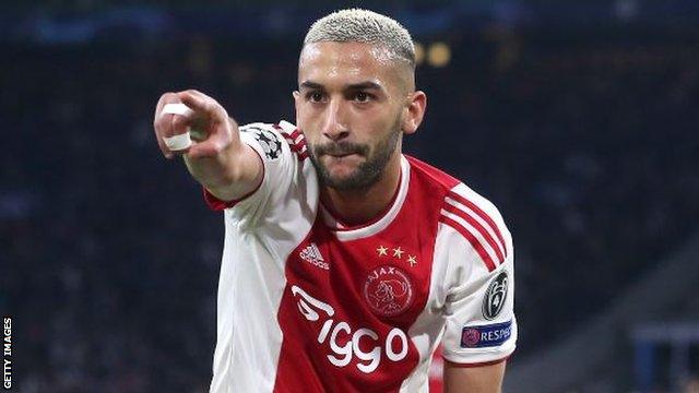 Ajax and Morocco midfielder Hakim Ziyech