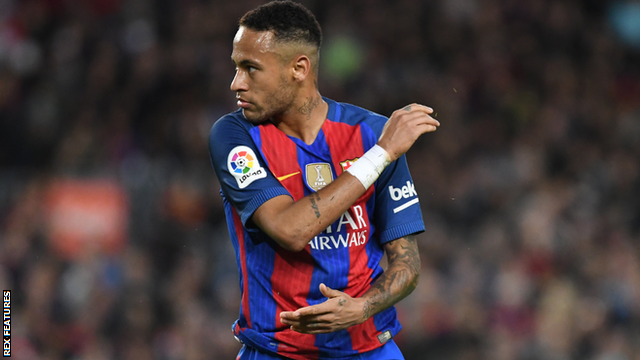 Barcelona forward Neymar