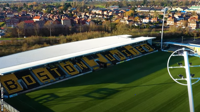 Boston United's Jakemans Community Stadium