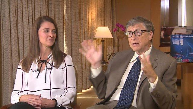 Melinda and Bill Gates