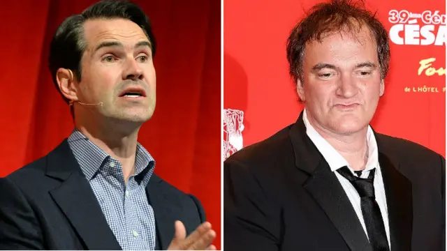 Jimmy Carr and Quentin Tarantino