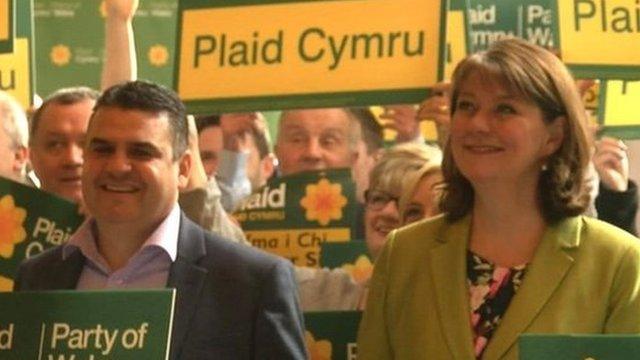 Leanne Wood a McEvoy