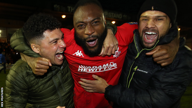 Kidderminster Harriers defender Nathan Cameron