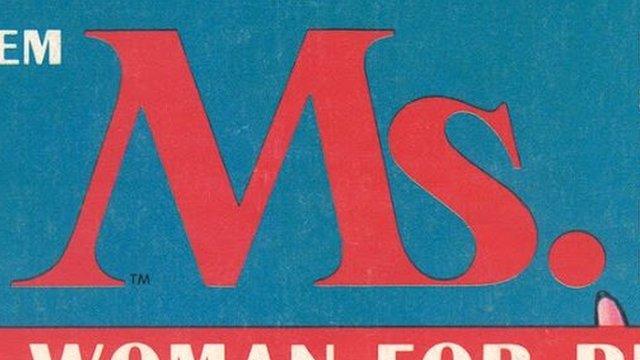 A close crop of the logo for Ms MAgazine