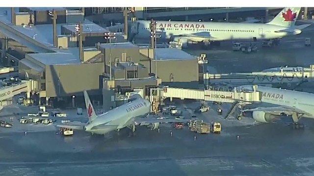 Planes at Calgary airport