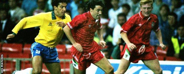 Wales stun Brazil's 'Samba Boys' in '91