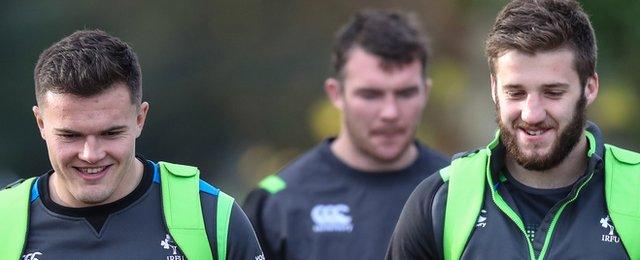 Jacob Stockdale starts but there is no place in the Ireland squad for his Ulster team-mate Stuart McCloskey