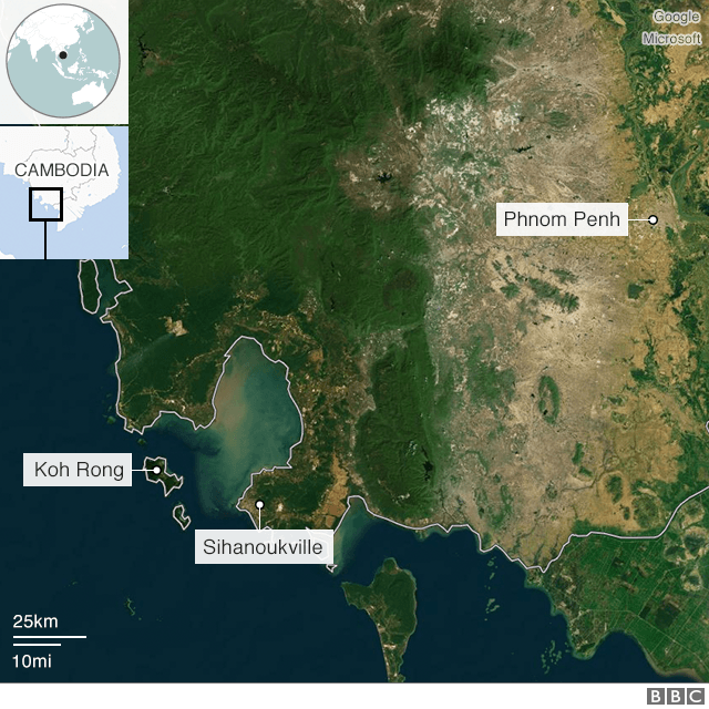 Cambodia map