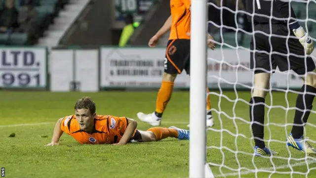 Stranraer's Scott Rumsby turned the ball into his own net