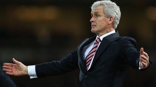 Stoke manager Mark Hughes