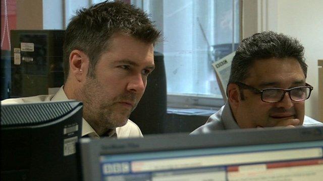 Rhod Gilbert and Nick Palit