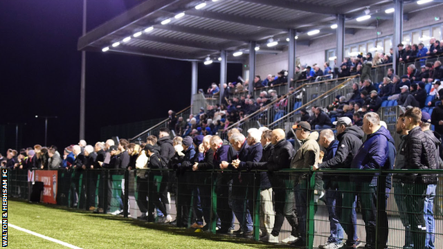 Walton & Hersham play at the Elmbridge Sports Hub in Walton-on-Thames