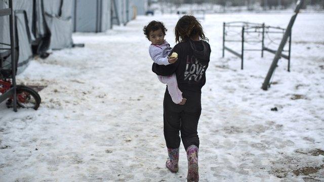 refugees in Greece