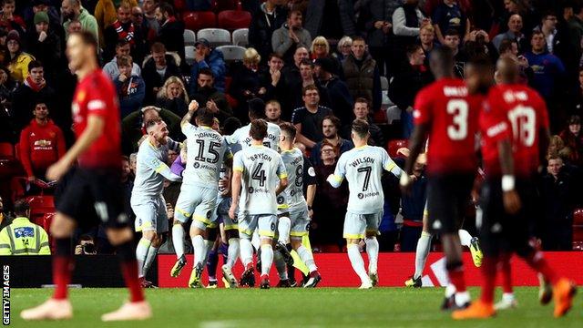 Derby County secured their first victory at Old Trafford since 2001