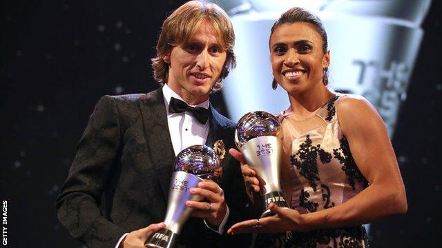 Luka Modric and Marta