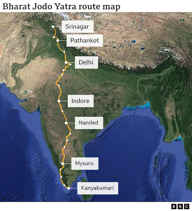 march route map