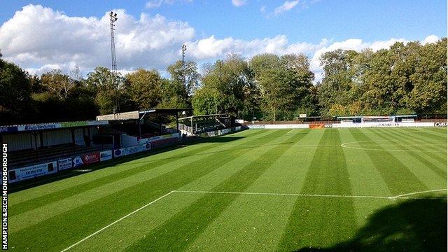 Hampton & Richmond Borough's football ground