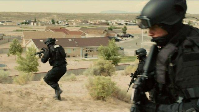 scene from Sicario