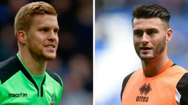 Ben Amos and Gary Madine