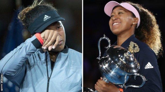 Naomi Osaka US Open and Australian Open titles