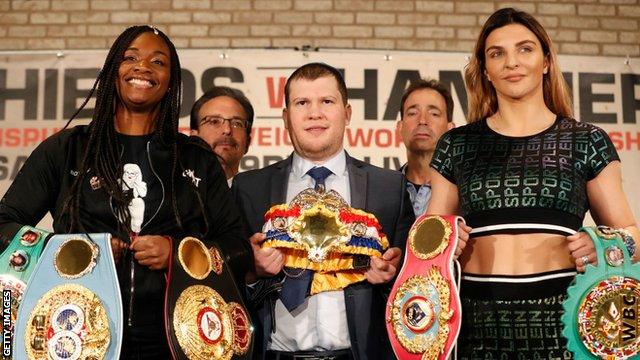 Claressa Shields and Christina Hammer