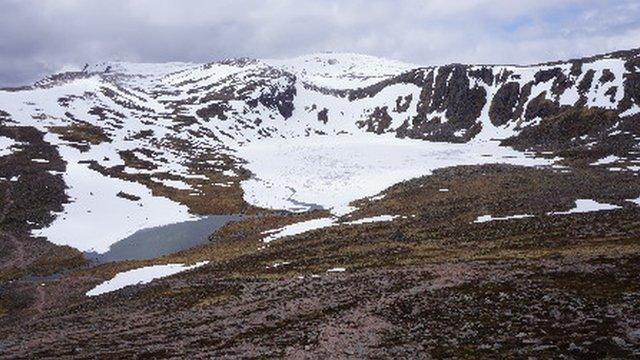 Snow on Ben Macdui