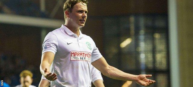 Hibs playmaker Scott Allan has attracted interest from boyhood heroes Rangers