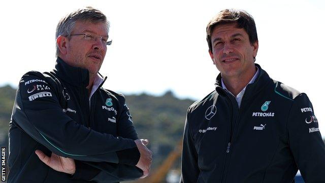 Ross Brawn & Toto Wolff